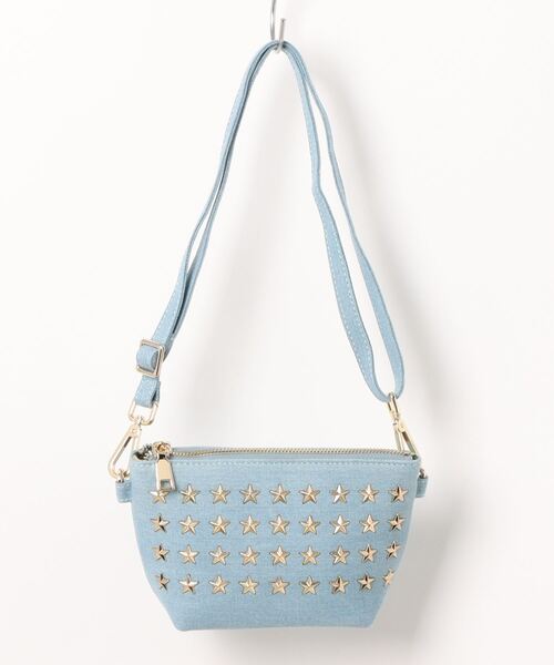 RiNc (リンク)の「【 GLAM JAM / グラムジャム 】 ONIスタッズ ショルダーポーチ / Sサイズ(ショルダーバッグ・レディース・ブルー/ブラック系その他/ブラック系その他3/ブルー系その他2/ブルー系その他3/ブルー系その他4/ブラック系その他2/カーキ/ホワイト/ピンク/ブラック系その他4/オレンジ/モカ/ブルー系その他/その他1/その他2/イエロー/その他4/ブラック・S)」の11枚目の写真