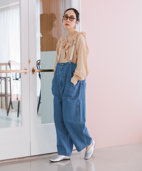 studio CLIP（スタディオクリップ）の「《days》刺繍フリルブラウス（シャツ/ブラウス・レディース・ベージュ/オフホワイト/ライトブルー/ブラック・FREE）」の17枚目の写真