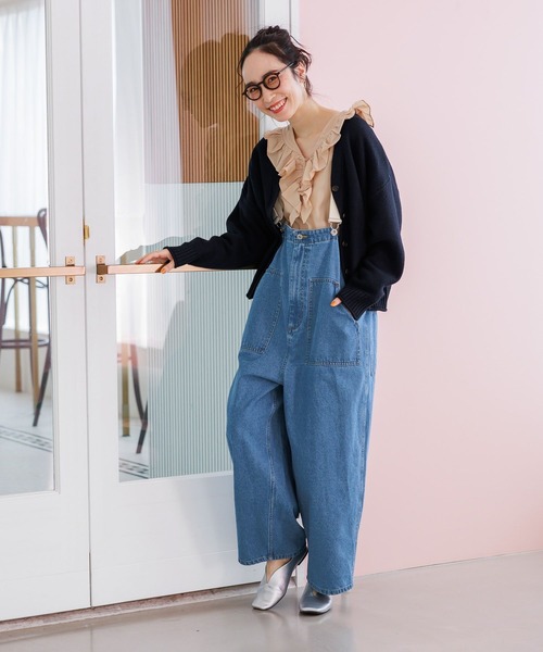 studio CLIP（スタディオクリップ）の「《days》刺繍フリルブラウス