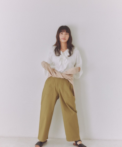 STUDIOUS - 美品◆【STUDIOSステュディオス】◆ブラウス◆フリルトップス◆シルエット良 STUDIOUS（ステュディオス）の「裾フリルブラウス（）」 - WEAR