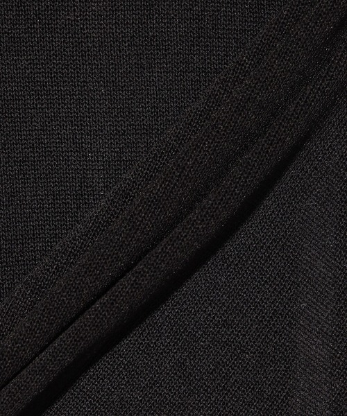 X-girl（エックスガール）の「ZIP UP KNIT POLO（ポロシャツ・レディース・ブラック/ライトブルー/ライトグレー・ONE SIZE）」の8枚目の写真