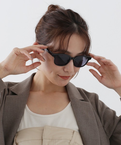 N.（N. Natural Beauty Basic）（エヌエヌナチュラルビューティーベーシック）の「◆ライトフレームサングラス（サングラス・レディース・ブラック/クリア/ブラウン・FREE）」の12枚目の写真