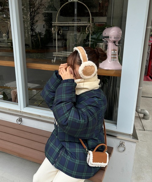 RiLi(リリ)の「ムートンクロスバッグ【RL】(ショルダーバッグ・レディース・ブラック/ブラウン・FREE)」の8枚目の写真