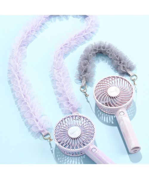 Francfrancフランフラン☆フレ ハンディファン＆ストラップセット Francfranc 家電 フレ ハンディファン（扇風機） レディース