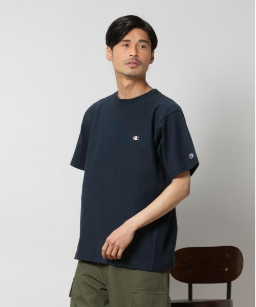 セール】【Champion】リバースウィーブ無地T（Tシャツ