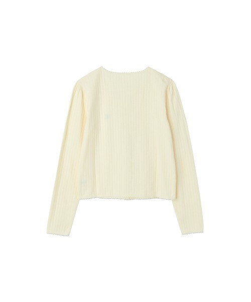 RUBY AND YOU（ルビーアンドユー）の「ロングスリーブカーディガン（カーディガン/ボレロ・レディース・アイボリー・FREE）」の9枚目の写真