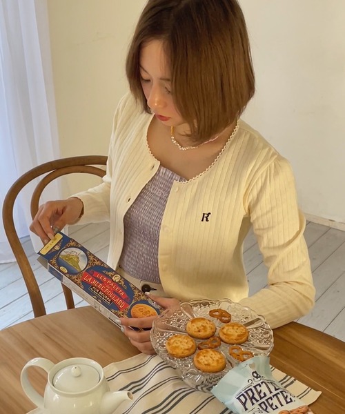 RUBY AND YOU（ルビーアンドユー）の「ロングスリーブカーディガン（カーディガン/ボレロ・レディース・アイボリー・FREE）」の4枚目の写真