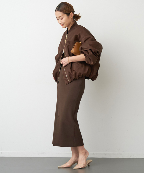 DINER RIB タイトスカート NATURAL DINER RIB タイトスカート（スカート）｜Deuxieme Classe