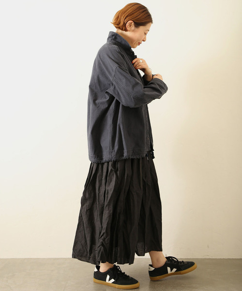 journal standard lux バックサテンミリタリーブルゾン バックサテン ミリタリーブルゾン（ブルゾン）｜JOURNAL