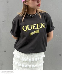 【ユニセックス】【QUEEN/クイーン】ヴィンテージ加工ロックTシャツ