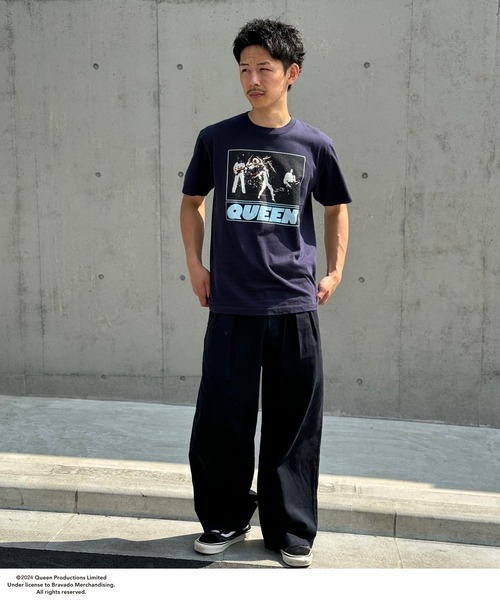 セール】【ユニセックス】【QUEEN/クイーン】ヴィンテージ加工ロックT