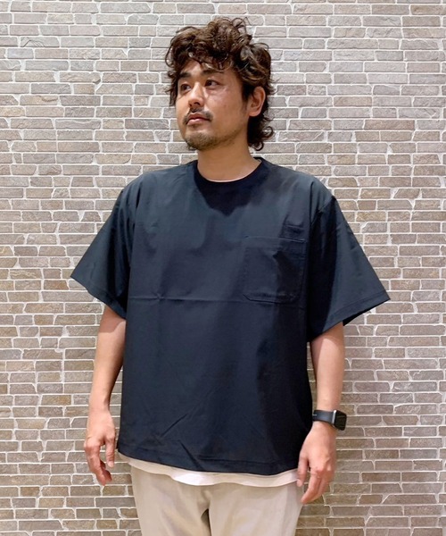 Grand PARK（グランドパーク）の「メッシュポケットTシャツ（Tシャツ/カットソー・メンズ・グリーン/ブラック/ネイビー・MEDIUM/LARGE）」の3枚目の写真