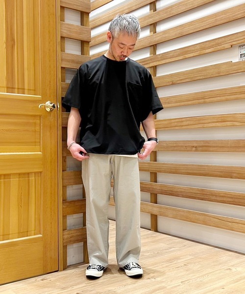 Grand PARK（グランドパーク）の「メッシュポケットTシャツ（Tシャツ/カットソー・メンズ・グリーン/ブラック/ネイビー・MEDIUM/LARGE）」の20枚目の写真