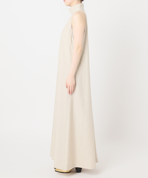 CITYSHOP(シティーショップ)の「LINEN LIKE DRESS:ワンピース(ワンピース・レディース・ベージュ・36/38)」の9枚目の写真