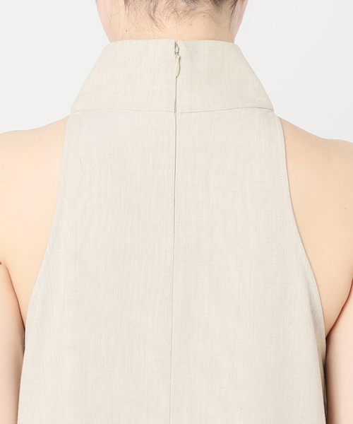 CITYSHOP(シティーショップ)の「LINEN LIKE DRESS:ワンピース(ワンピース・レディース・ベージュ・36/38)」の11枚目の写真