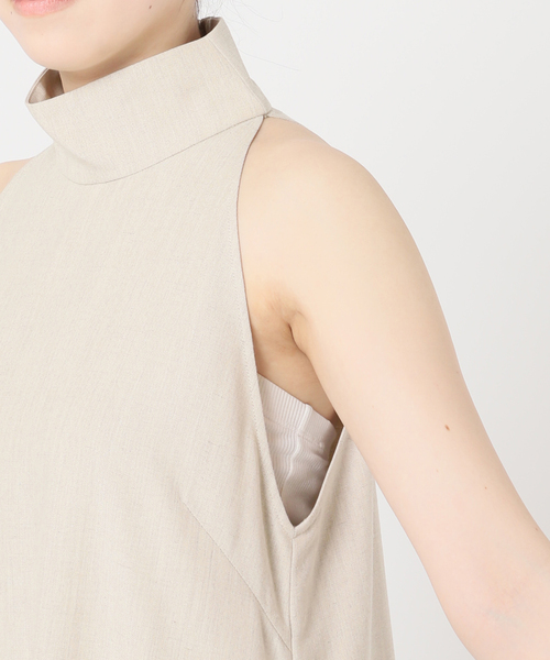 CITYSHOP(シティーショップ)の「LINEN LIKE DRESS:ワンピース(ワンピース・レディース・ベージュ・36/38)」の13枚目の写真
