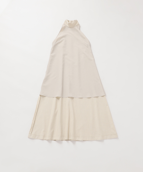 CITYSHOP(シティーショップ)の「LINEN LIKE DRESS:ワンピース(ワンピース・レディース・ベージュ・36/38)」の16枚目の写真