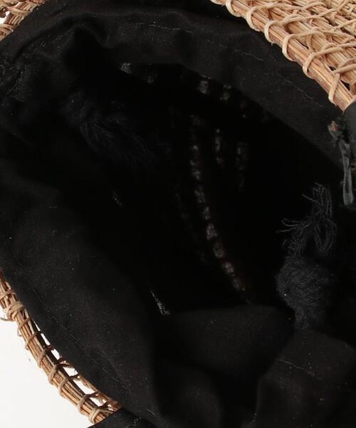 fredy emue(フレディエミュ)の「【TARANGO/タランゴ】レザーハンドルパームカゴバッグ(かごバッグ・レディース・オフホワイト/ブラック・FREE)」の14枚目の写真