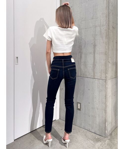 GYDA（ジェイダ）の「ATARDECERショートTシャツ（Tシャツ/カットソー・レディース・オフホワイト/ブラック・FREE）」の18枚目の写真