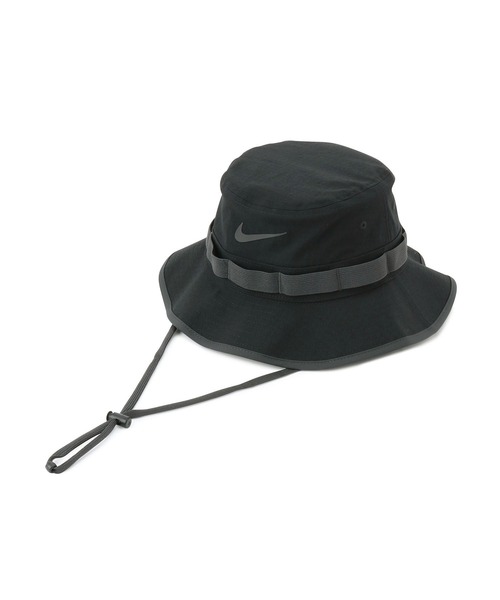 NIKE(ナイキ)の「【NIKE】ナイキ Dri-FIT エイペックス バケットハット(ハット・レディース・ブラック・FREE)」の1枚目の写真