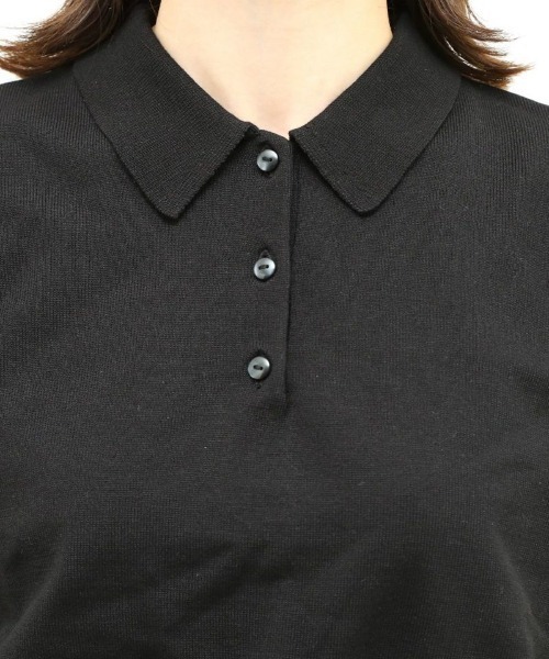 an another angelus（アンアナザーアンジェラス）の「フレンチニットポロ/ananotherangelus（ポロシャツ・レディース・アイボリー/オレンジ・FREE）」の9枚目の写真