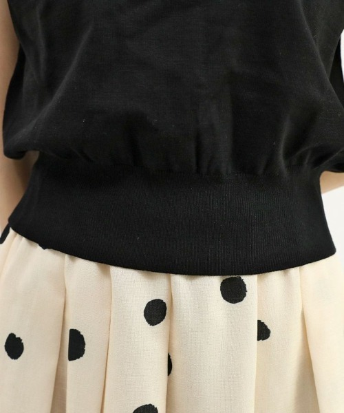 an another angelus（アンアナザーアンジェラス）の「フレンチニットポロ/ananotherangelus（ポロシャツ・レディース・アイボリー/オレンジ・FREE）」の11枚目の写真