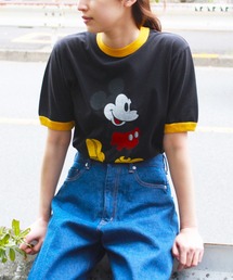PENNEY'S×MICKEY MOUSE/ぺニーズ×ミッキーマウス MICKEY RINGER TEE ミッキー リンガーTEE