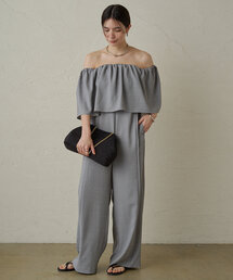 LOUNGEDRESS（ラウンジドレス）の「オフショルオールインワン