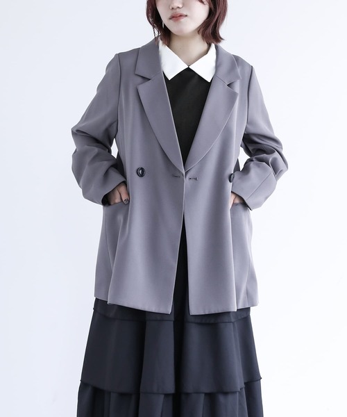 n'OrLABEL（ノアールレーベル）の「【機能素材】『襟付きカットソー』（タンクトップ・レディース・ブラック/グレイッシュベージュ/オフホワイト・1/2）」の20枚目の写真