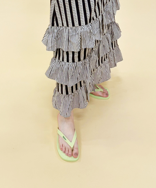 melissa（メリッサ）の「【melissa/メリッサ】Sun Long Beach（サンダル・レディース・ピンク/グリーン/ブラック・39/38/37/36）」の6枚目の写真