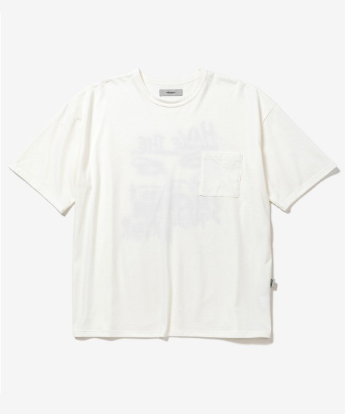 rehacer（レアセル）の「rehacer : Focus Stitch CS / フォーカス ステッチ カットソー（Tシャツ/カットソー・メンズ・ブラック/ホワイト・MEDIUM/LARGE/X-LARGE/SMALL）」の7枚目の写真