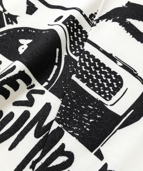 rehacer（レアセル）の「rehacer : Focus Stitch CS / フォーカス ステッチ カットソー（Tシャツ/カットソー・メンズ・ブラック/ホワイト・MEDIUM/LARGE/X-LARGE/SMALL）」の12枚目の写真