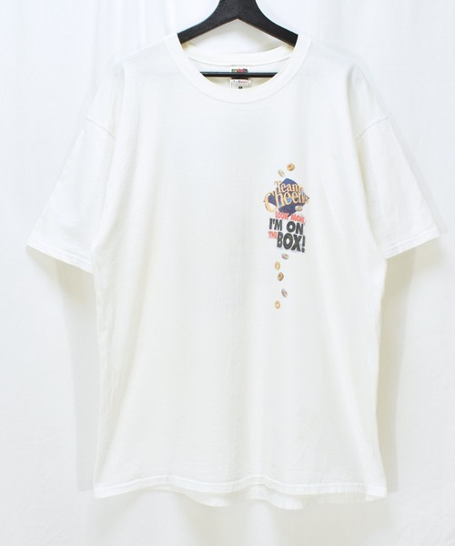 VINTAGE（ヴィンテージ）の「【ヴィンテージ古着】Team Cheerios cereal / チーム チェリオス シリアル ロゴプリント Tシャツ（Tシャツ/カットソー・メンズ・ホワイト・X-LARGE）」の3枚目の写真