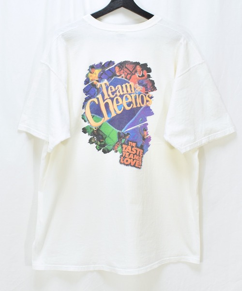 VINTAGE（ヴィンテージ）の「【ヴィンテージ古着】Team Cheerios cereal / チーム チェリオス シリアル ロゴプリント Tシャツ（Tシャツ/カットソー・メンズ・ホワイト・X-LARGE）」の4枚目の写真
