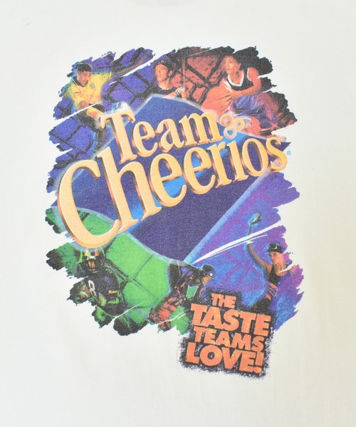 VINTAGE（ヴィンテージ）の「【ヴィンテージ古着】Team Cheerios cereal / チーム チェリオス シリアル ロゴプリント Tシャツ（Tシャツ/カットソー・メンズ・ホワイト・X-LARGE）」の11枚目の写真