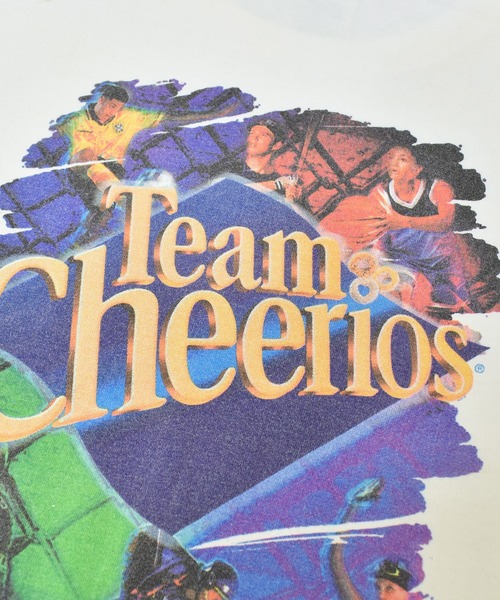 VINTAGE（ヴィンテージ）の「【ヴィンテージ古着】Team Cheerios cereal / チーム チェリオス シリアル ロゴプリント Tシャツ（Tシャツ/カットソー・メンズ・ホワイト・X-LARGE）」の12枚目の写真
