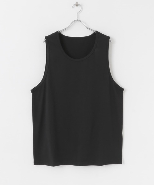SENSE OF PLACE by URBAN RESEARCH（センスオブプレイスバイアーバンリサーチ）の「レイヤードタンクトップ（タンクトップ・メンズ・オートミール/ブラック/ホワイト・MEDIUM/LARGE）」の2枚目の写真