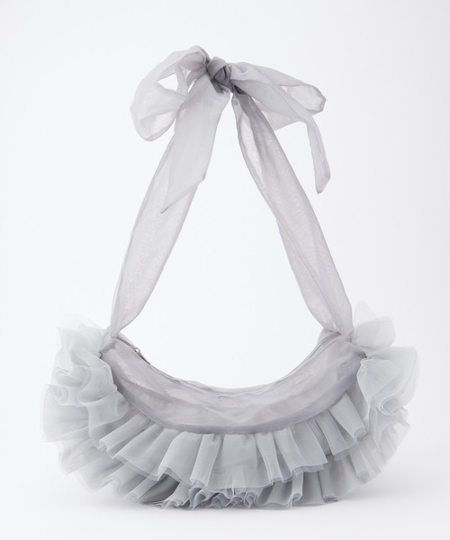 forksy.（フォルクシー）の「【forksy.】2wayチュールフリルリボンラウンドバッグ（ハンドバッグ・レディース・ミント/コーラルピンク/ブラック・FREE）」の22枚目の写真