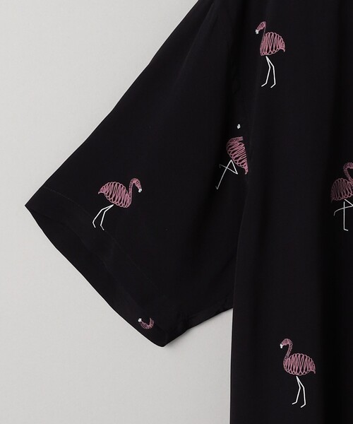 TOWN（タウン）の「＜TOWN＞ FLAMINGO シャツ（シャツ/ブラウス・メンズ・ブラック・S/M/L/XL）」の9枚目の写真