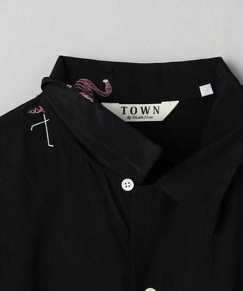 TOWN（タウン）の「＜TOWN＞ FLAMINGO シャツ（シャツ/ブラウス・メンズ・ブラック・S/M/L/XL）」の12枚目の写真