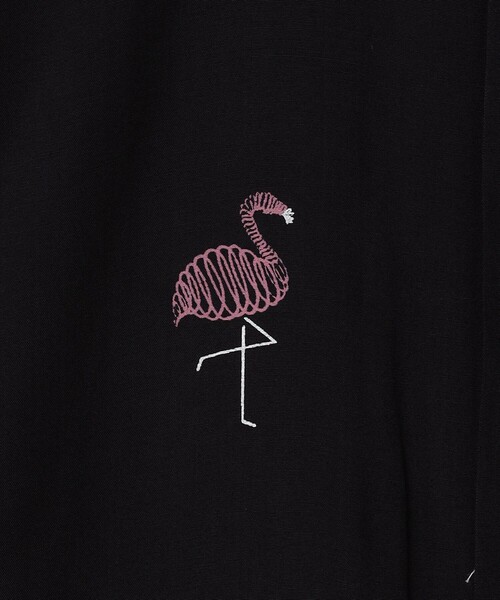 TOWN（タウン）の「＜TOWN＞ FLAMINGO シャツ（シャツ/ブラウス・メンズ・ブラック・S/M/L/XL）」の13枚目の写真