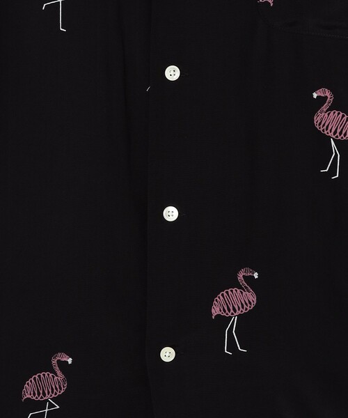 TOWN（タウン）の「＜TOWN＞ FLAMINGO シャツ（シャツ/ブラウス・メンズ・ブラック・S/M/L/XL）」の15枚目の写真