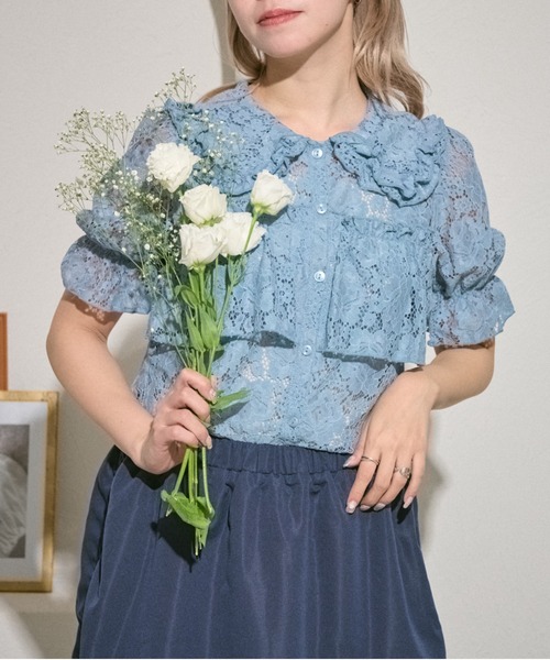 くるみ⭐︎SHIPSカーディガン&towavaseドレス&お皿3枚&ブラウス SHIPS（シップス）の「*〈手洗い可能〉コクーン リブ Vネック