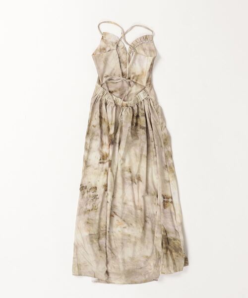 ENLIKE(エンリケ)の「Vネックフレアスカートロングワンピ(ワンピース・レディース・ブラウン/ベージュ・FREE)」の17枚目の写真