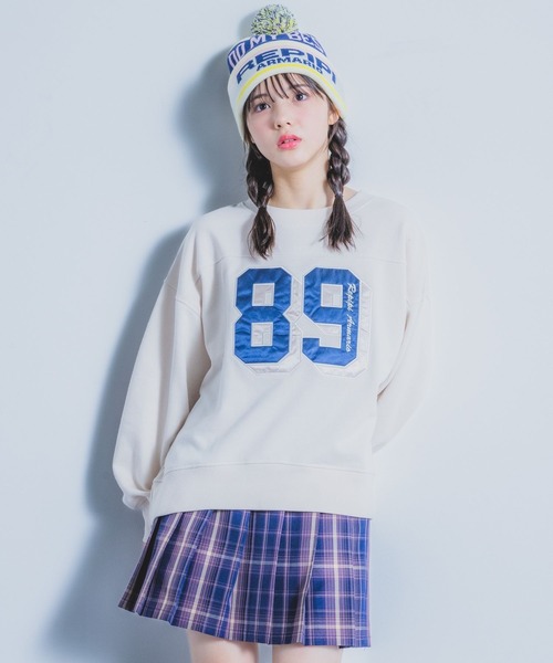 repipi armario（レピピ アルマリオ）の「スポポンポンワッチ（ニットキャップ/ビーニー・キッズ・ホワイト/ブラック/ブルー・FREE）」の12枚目の写真