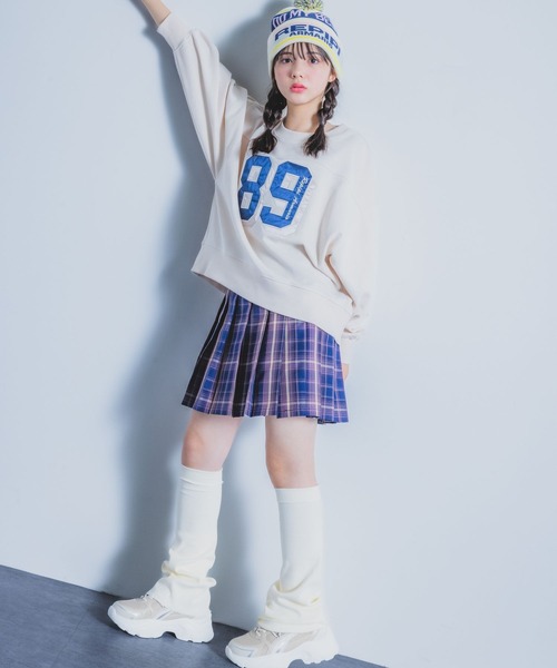 repipi armario（レピピ アルマリオ）の「スポポンポンワッチ（ニットキャップ/ビーニー・キッズ・ホワイト/ブラック/ブルー・FREE）」の14枚目の写真