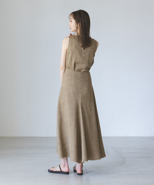 セール】フリンジヘムレイヤードワンピース（ワンピース