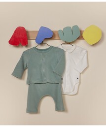 PETIT BATEAU（プチバトー）の「ベロア３点セット（ロンパース）」