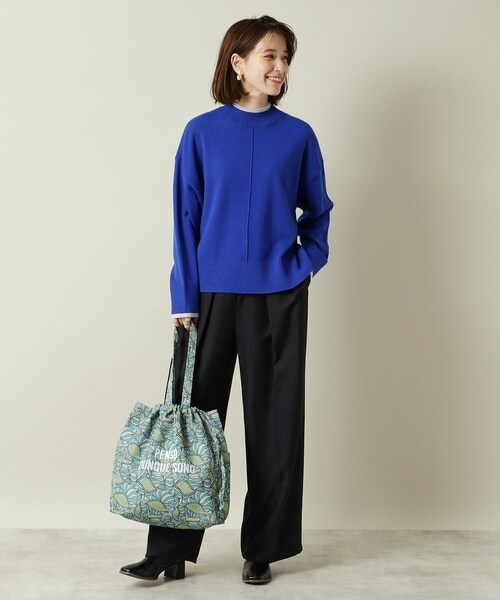 ITS'DEMO（イッツデモ）の「◆【A4対応／2WAY】ラタプリントトート（トートバッグ・レディース・ブルー系その他/イエロー/ダークグリーン/グリーン系1/ブラック系/オレンジ系その他2・00）」の17枚目の写真