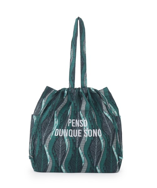 ITS'DEMO（イッツデモ）の「◆【A4対応／2WAY】ラタプリントトート（トートバッグ・レディース・ブルー系その他/イエロー/ダークグリーン/グリーン系1/ブラック系/オレンジ系その他2・00）」の20枚目の写真